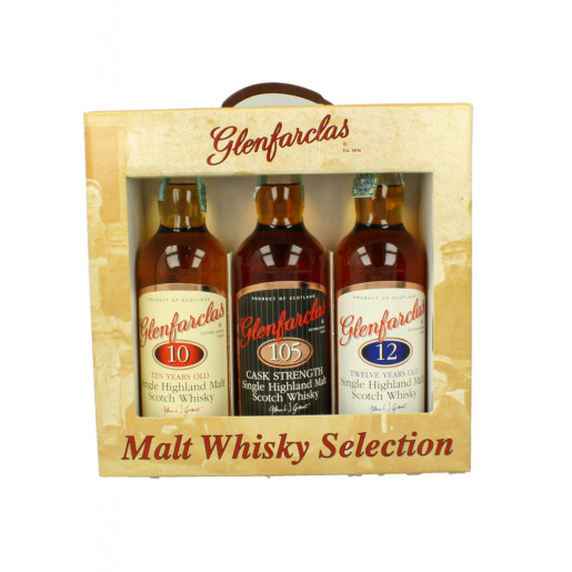 GLENFARCLAS PACHET 10 Y.O/ 12 Y.O / 105 CASK  