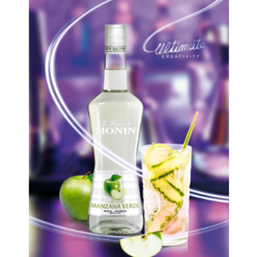 MONIN LICHIOR MANZANA VERDE  0.7L
