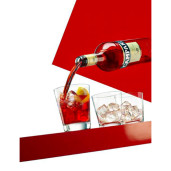 CAMPARI  CU 2 PAHARE 0.7L