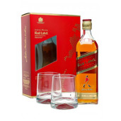 JOHNNIE WALKER RED  CU 2 PAHARE 0.7L