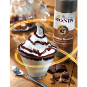 MONIN TOPPING CHOCOLATE-HAZELENUT 