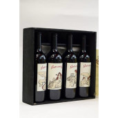 NENUMITA CUPAJ SEC WOODEN BOX 4 BOTTLES 3L